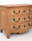 French Louis XVI Style Bleached Oak Commode