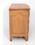 French Louis XVI Style Bleached Oak Commode
