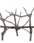 English Country Reclaimed Driftwood Garden Bench