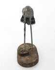 Early 19th Century Antique Bronze Crane Ornament