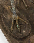 Early 19th Century Antique Bronze Crane Ornament