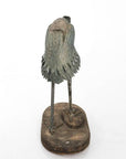 Early 19th Century Antique Bronze Crane Ornament
