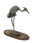 Early 19th Century Antique Bronze Crane Ornament