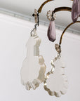 Late 19th Century French Scrolled Brass Chandelier
