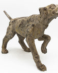 Terracotta Hunting Hound Pointer Dog Statue, Early 20th C.