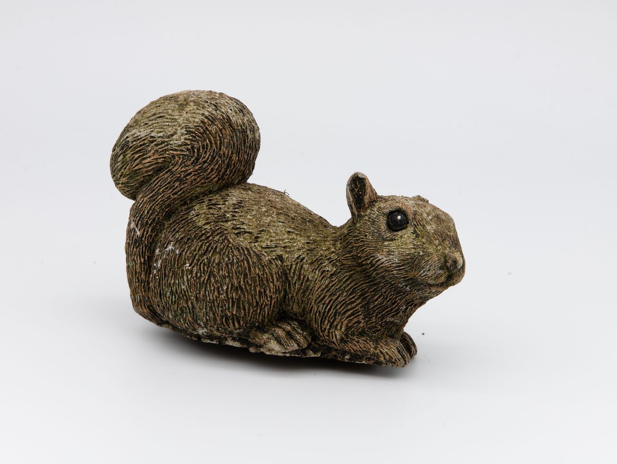 Composite Stone Squirrel Garden Ornament, English 20th Century
