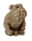 English Bulldog Garden Statue, English Mid 20th C.