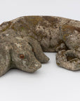 Reconstituted Stone Dog Spaniel Garden Ornament, England 20th Century