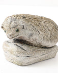 Reconstituted Stone Hedgehog Garden Ornament, 20th Century