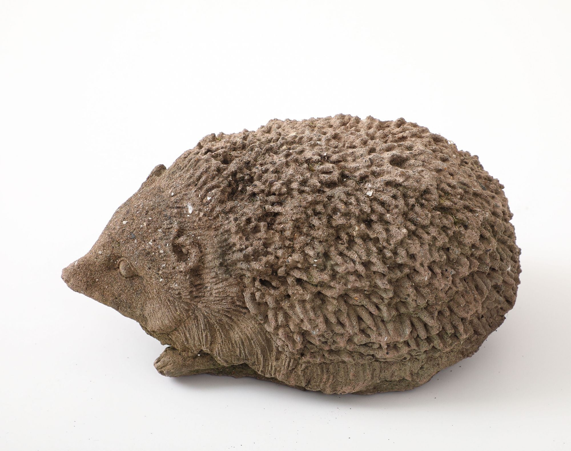 Reconstituted Stone Hedgehog Garden Ornament, 20th Century