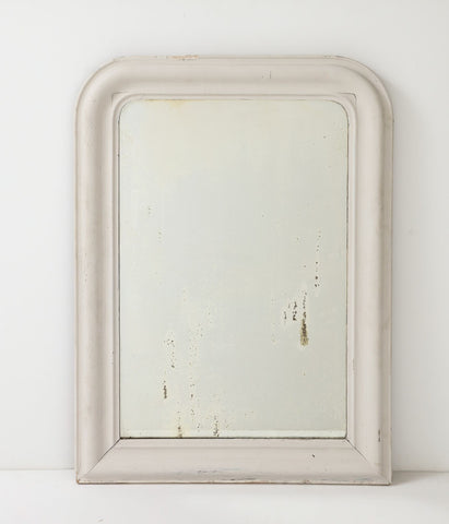 White Painted Louis Philippe Mirror, France Early 20th Century