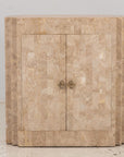 Tessalated Travertine Cabinet, Late 20th C