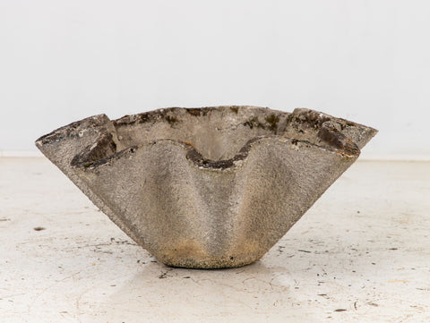 Concrete Handkerchief Planter, France Mid 20th century