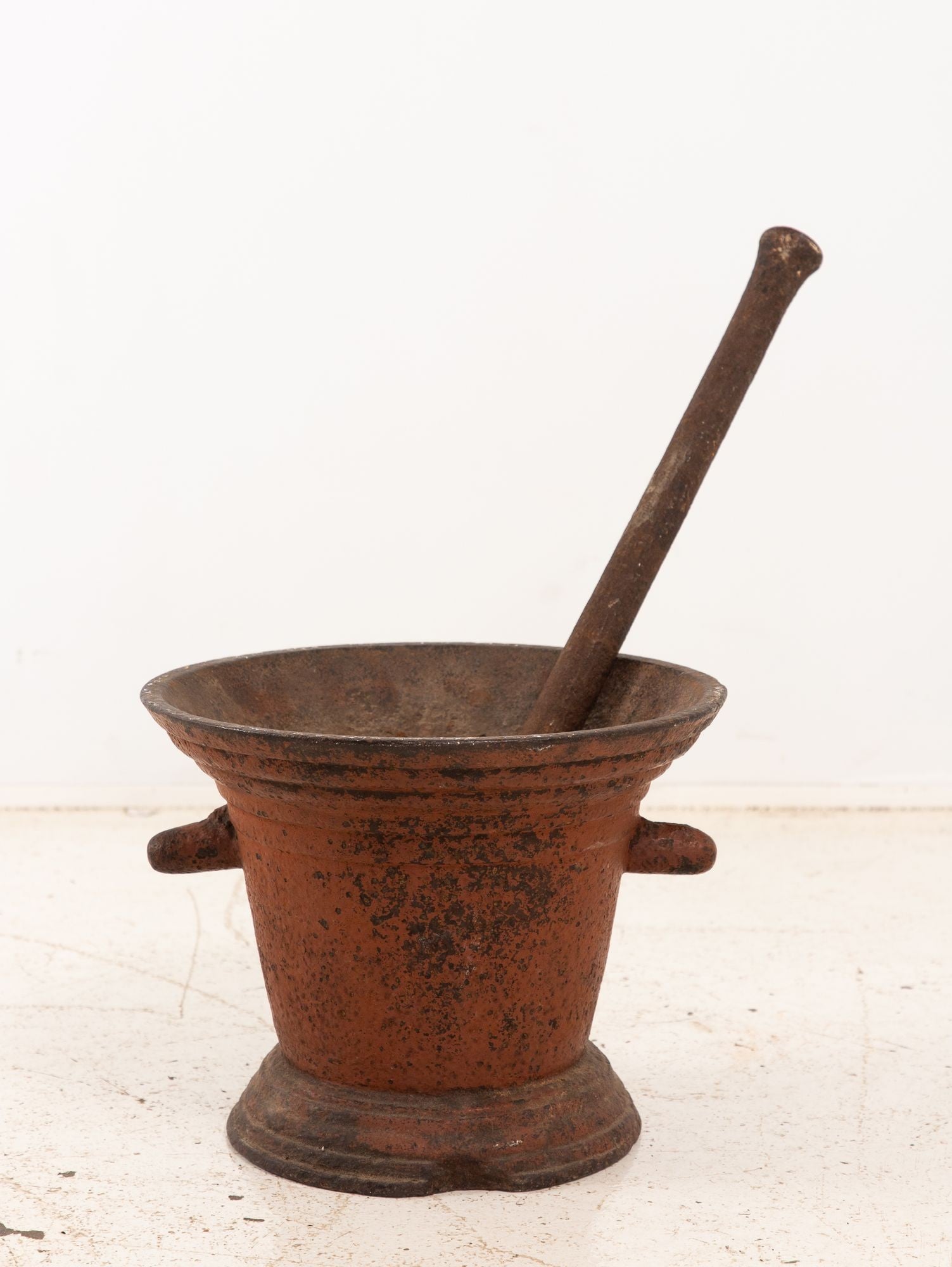 Vintage English Pestle and Mortar Oversized, English 1890s