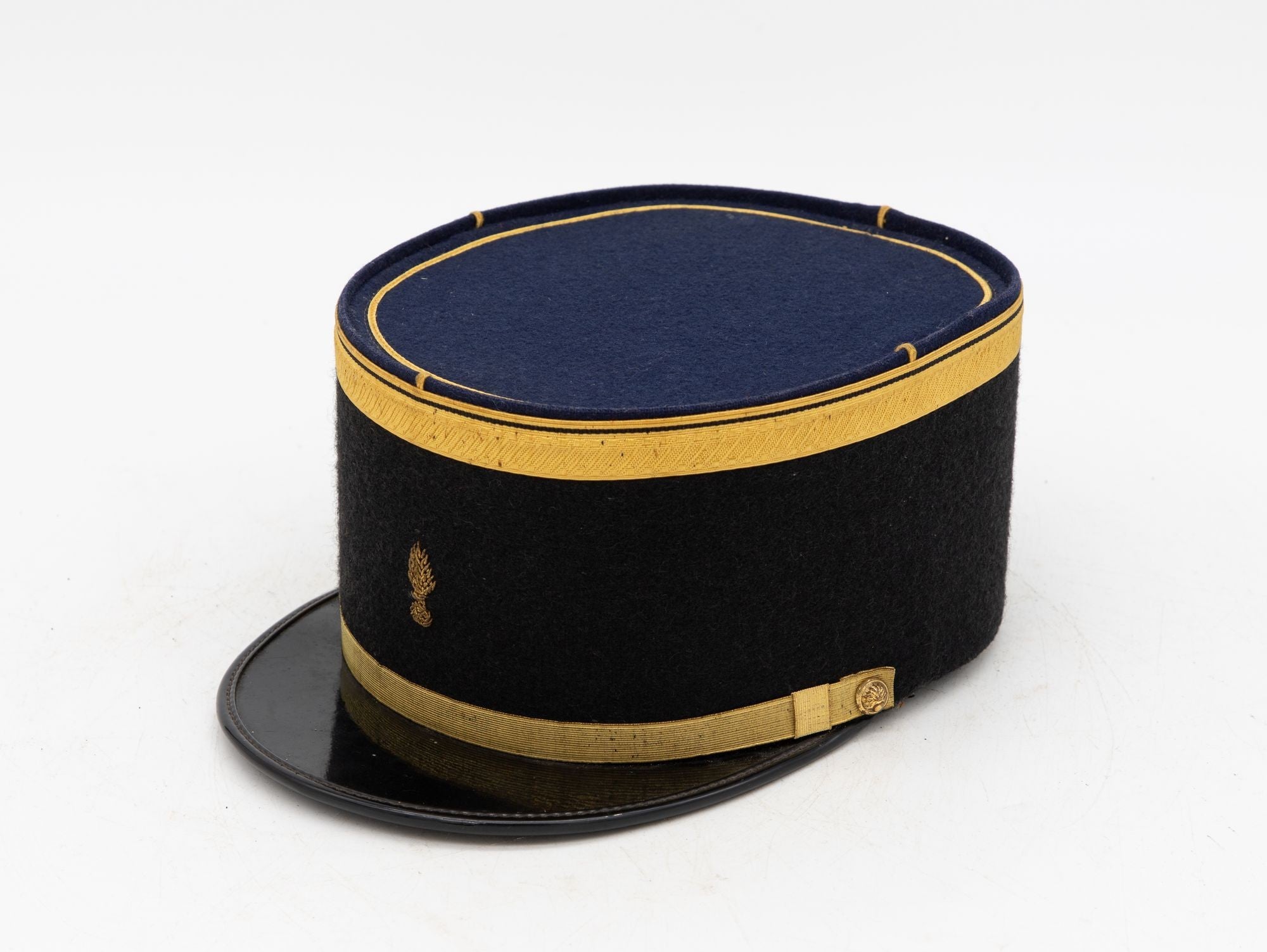 Vintage French Military Academy Officers Hat Mid Century