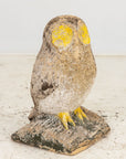 Vintage Stone Owl Garden Ornament