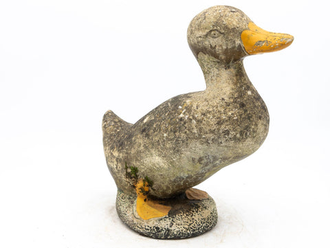 Concrete Duck Garden Ornament, French 20th Century