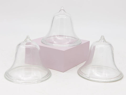 Set of 3 Glass Garden Cloches, English Mid 20th c.