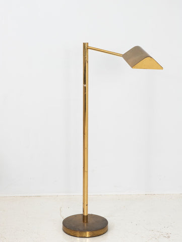 Vintage Brass Floor Lamp, France mid 20th Century
