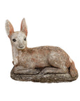 Brown Painted Doe or Deer Garden Ornament