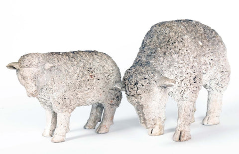 Pair Sheep Tabletop Accessory, English 20th Century