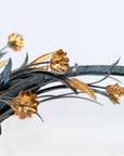 Hollywood Regency Gilt Metal Sheaf of Wheat Coffee Table, France Mid 20th C.