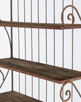 French Circa 1930 Wrought Iron Étagère / Boulangerie Racks