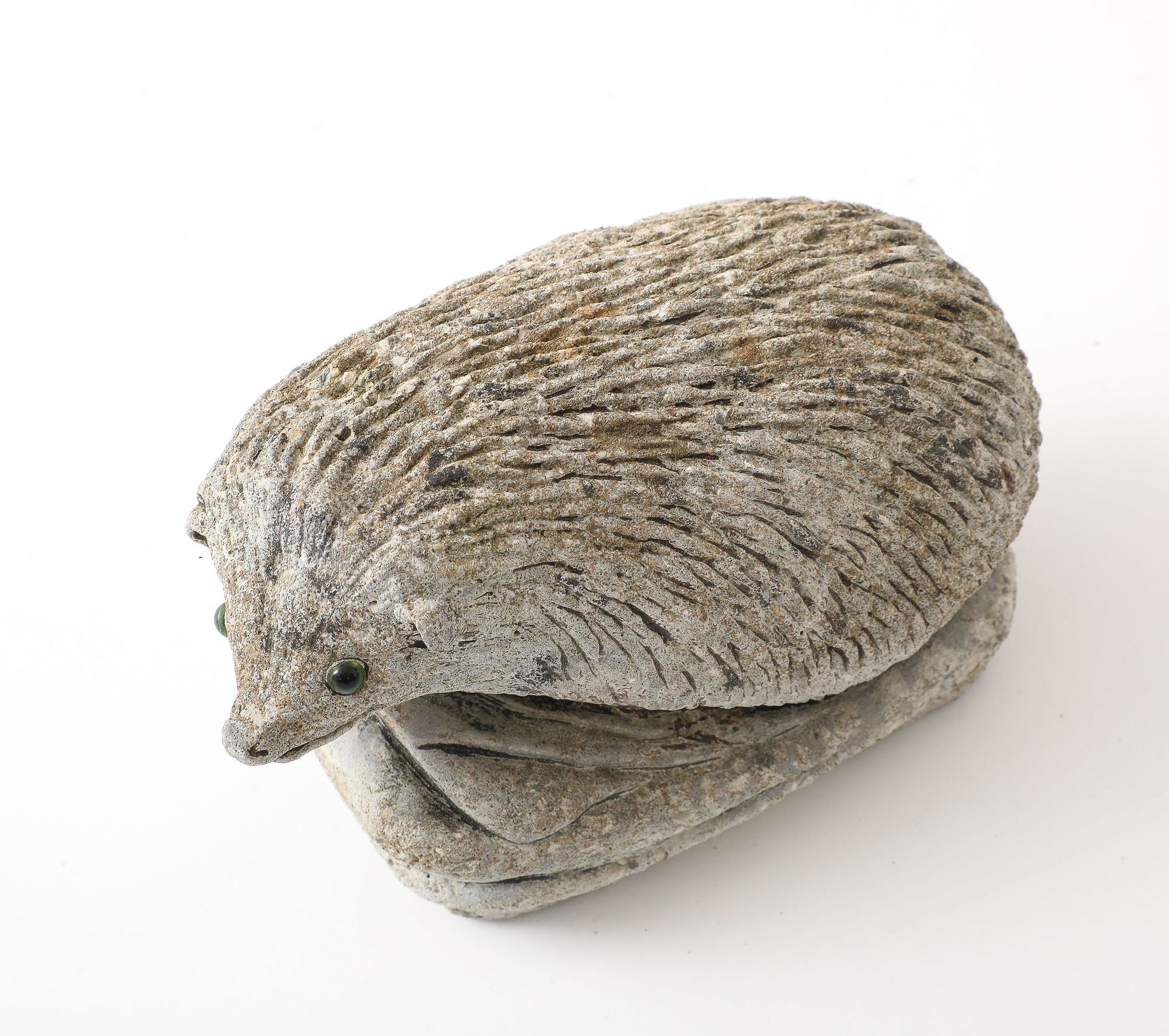 Reconstituted Stone Hedgehog Garden Ornament, 20th Century