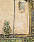 20th Century Glazed Studio Pottery Plaque (France, c. 1960)
