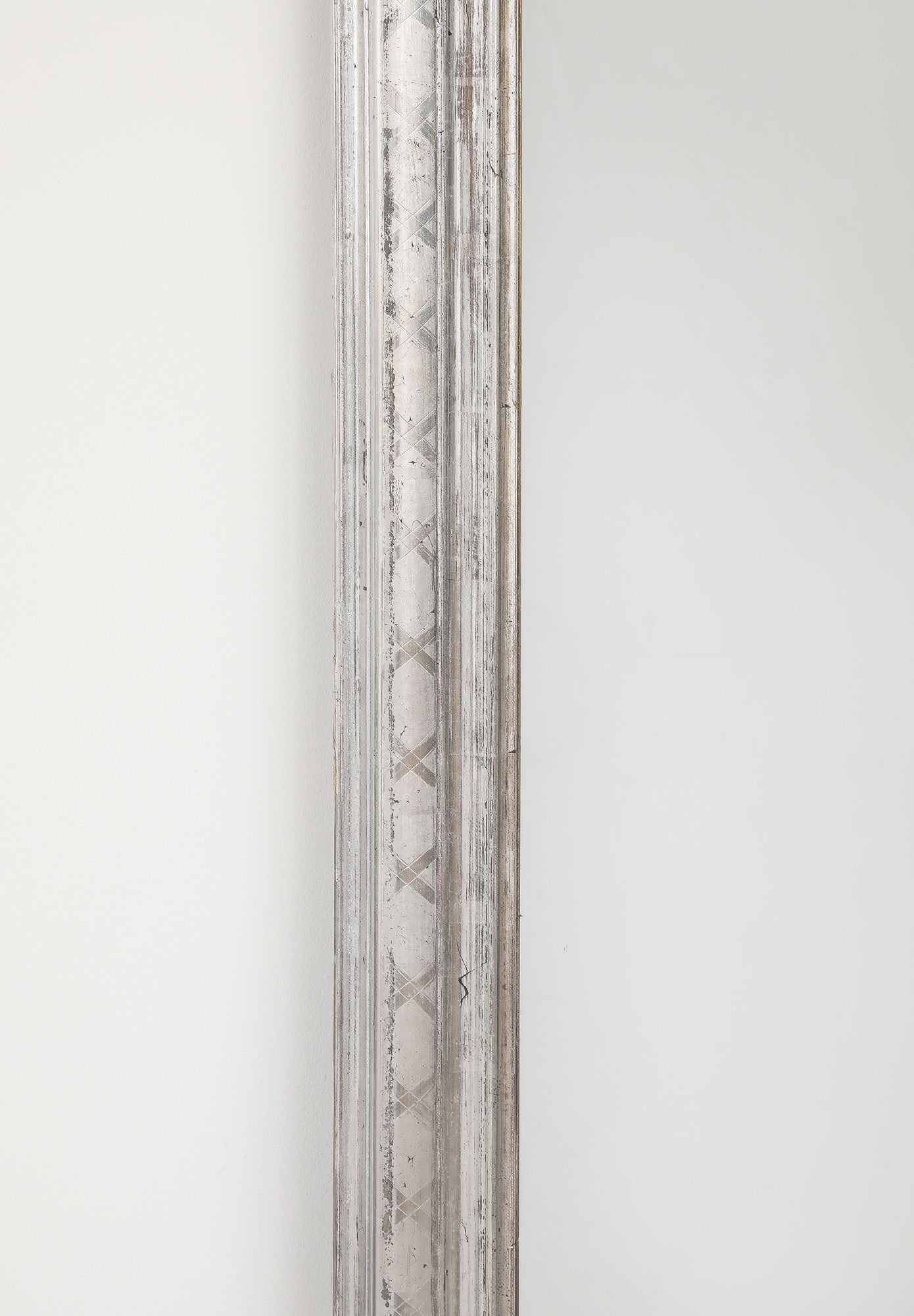 French Silver Gilt Louis Philippe Mirror, Late 19th C.