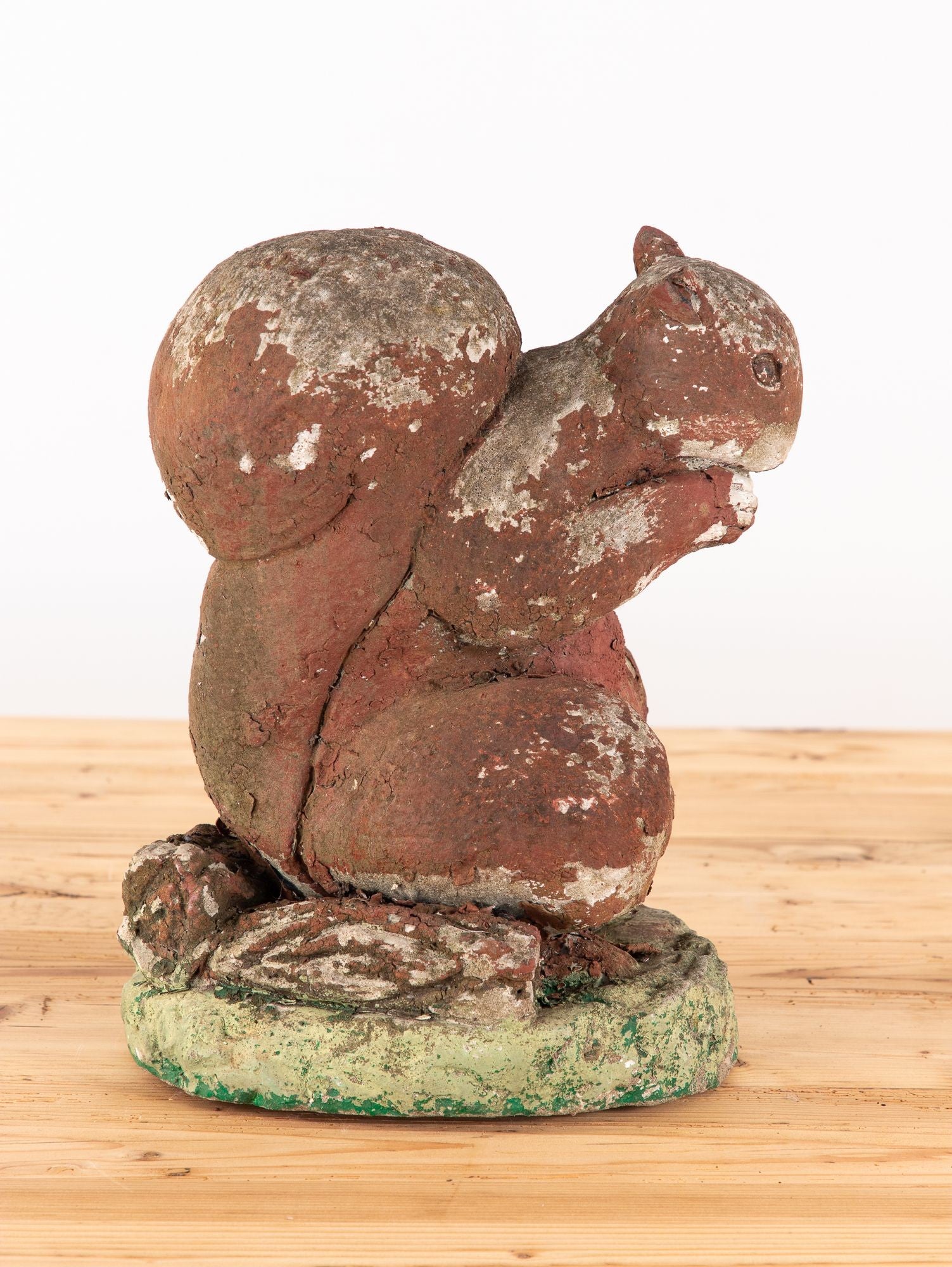 Reconstituted Stone Squirrel Garden Ornament, England 20th Century