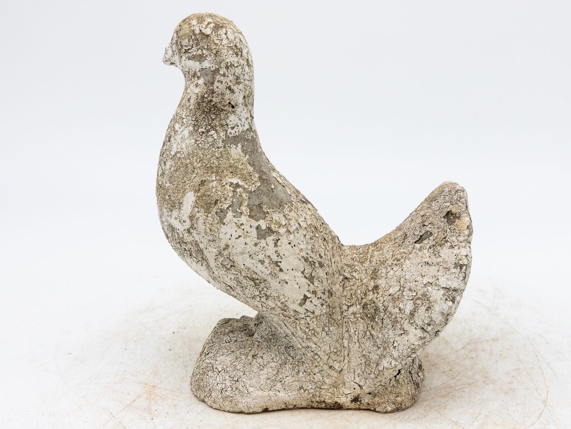 Concrete Dove Garden Ornament, England 20th Century
