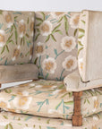 Upholstered Knowle Style Armchair, England Early 20th C.