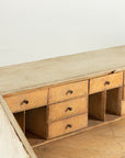 French Painted Secretary Desk with Fallfront, Mid 19th century