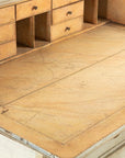 French Painted Secretary Desk with Fallfront, Mid 19th century