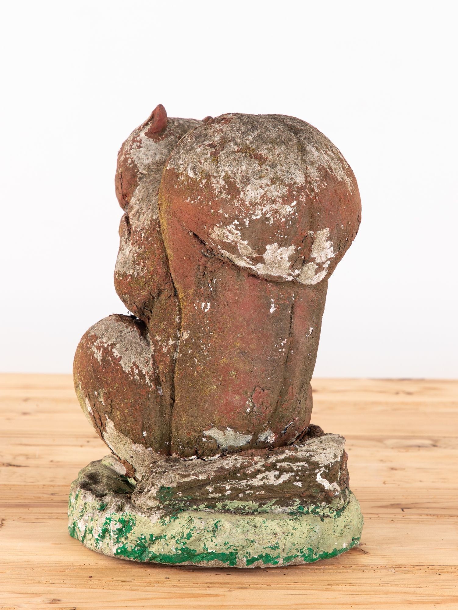 Reconstituted Stone Squirrel Garden Ornament, England 20th Century