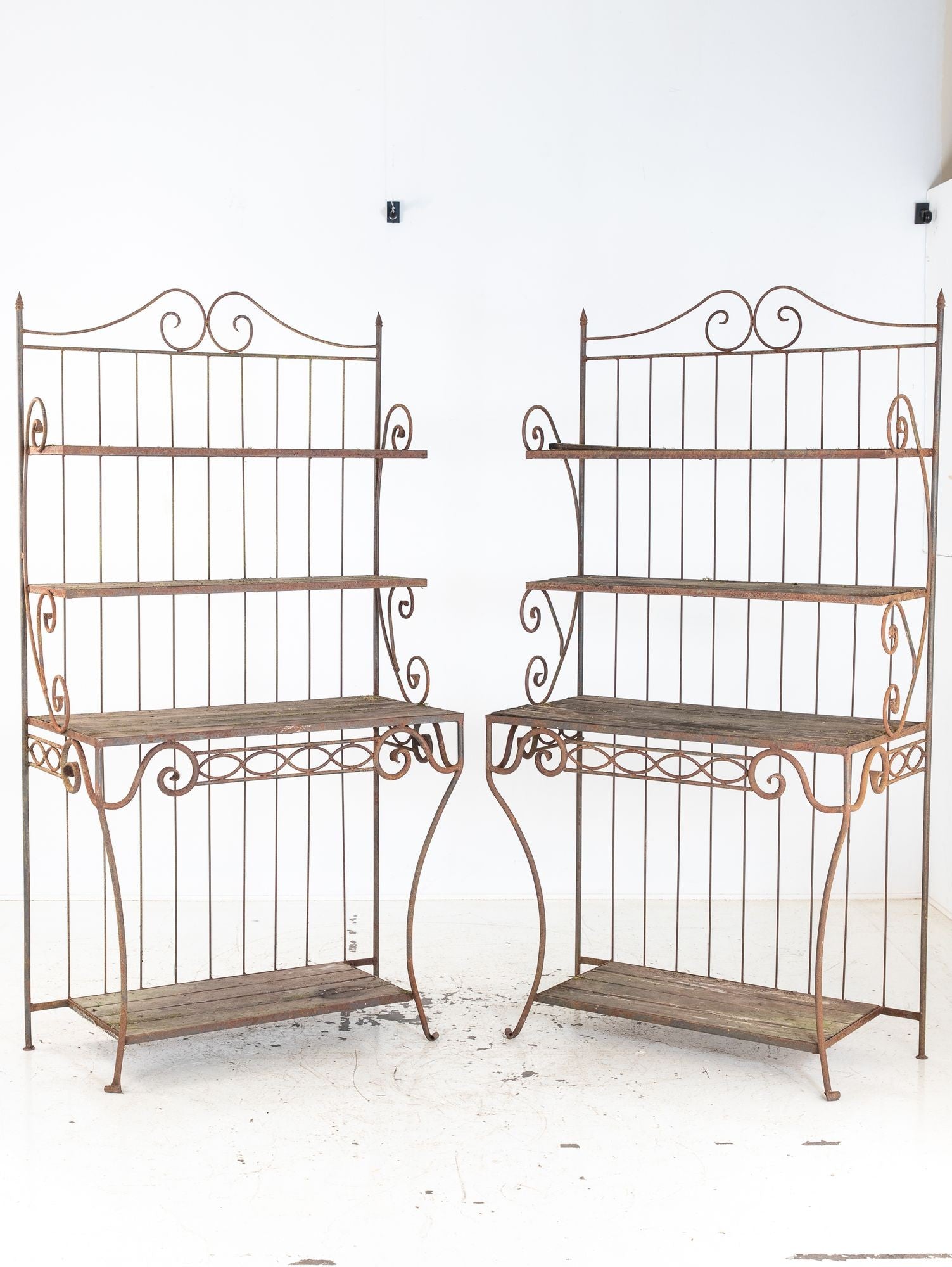 French Circa 1930 Wrought Iron Étagère / Boulangerie Racks