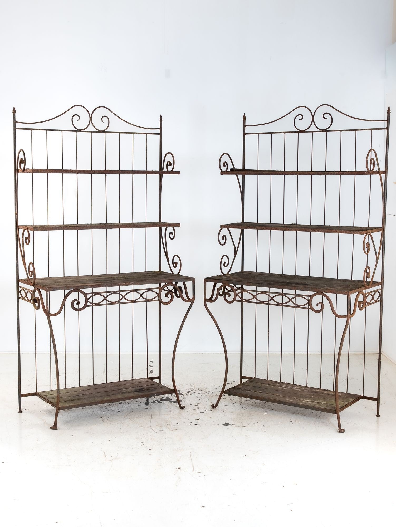 French Circa 1930 Wrought Iron Étagère / Boulangerie Racks