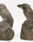Reconstituted Stone Raven, English Mid 20th C.