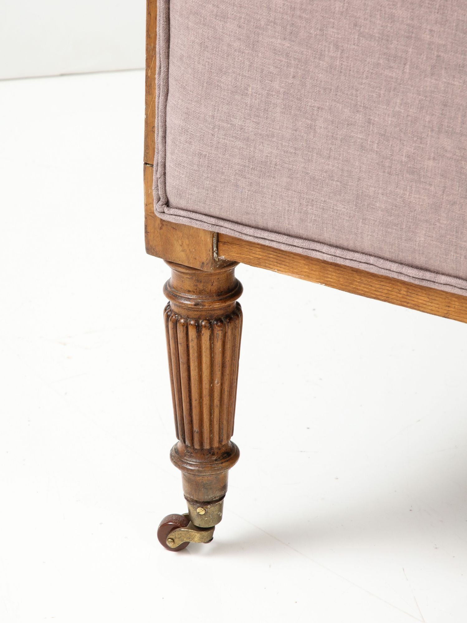 English Regency Tightback Loveseat or Settee, 1820s