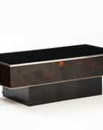 Tortoise Lucite Cocktail Table with Inerior Lights, France 1970s