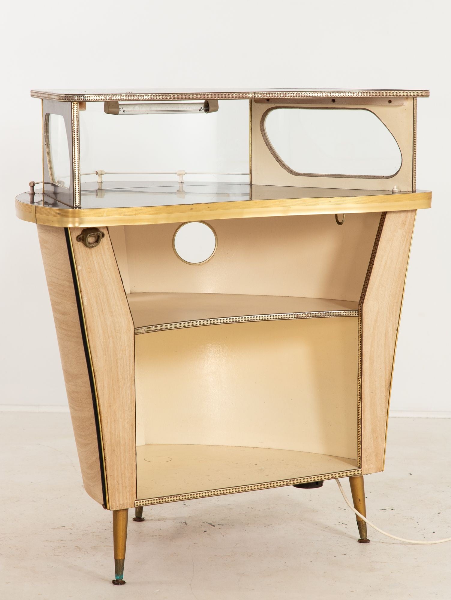 1960s Cocktail Bar in the Shape of a Boat Bow, England 1960s
