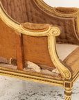 French Louis XV Style Carved Balloon Porters Chair, 19th Century