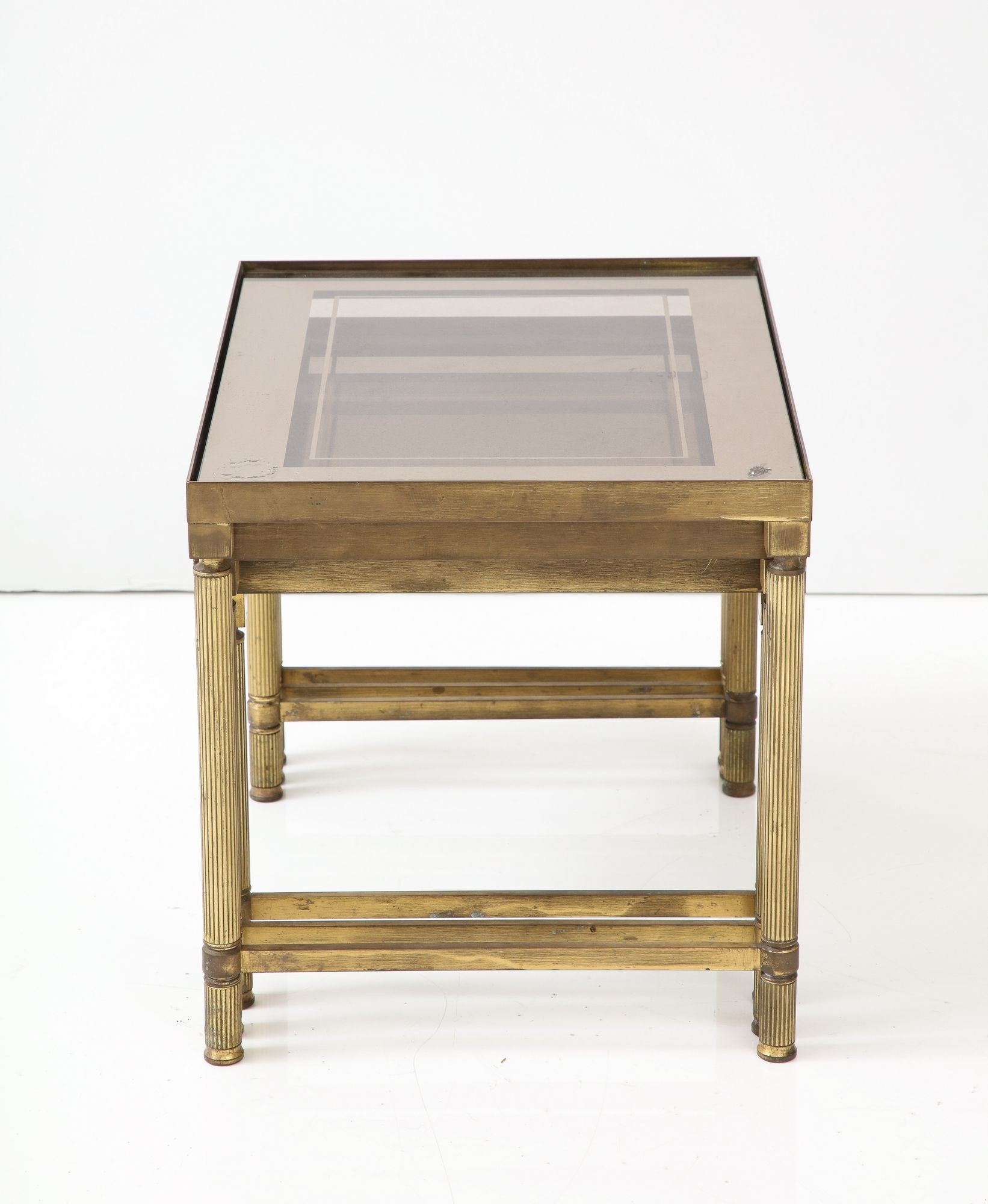 Maison Bagues Trio of Nesting Tables, France Mid 20th Century