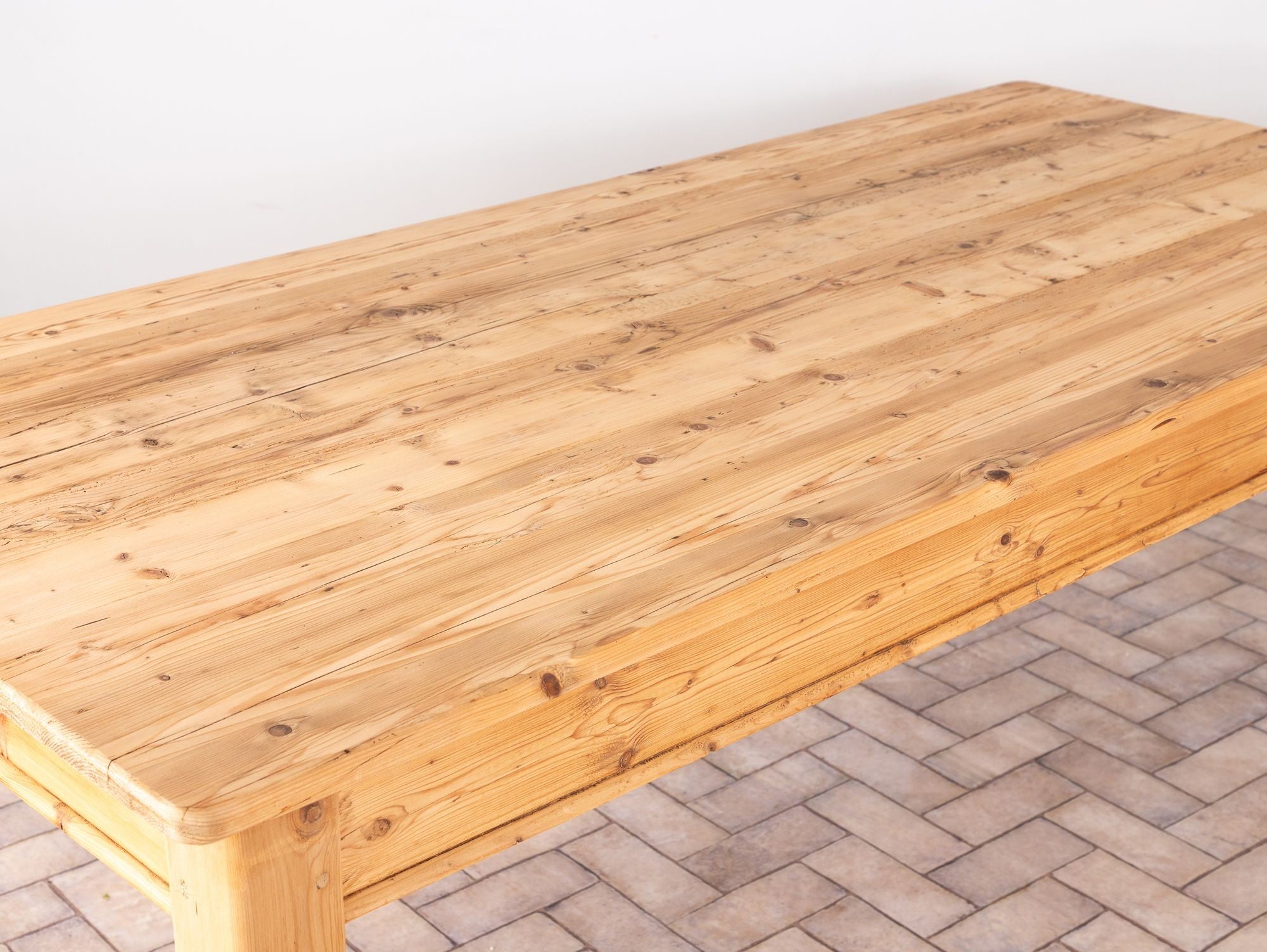 Vintage Pine Farmhouse Table, USA 1960s