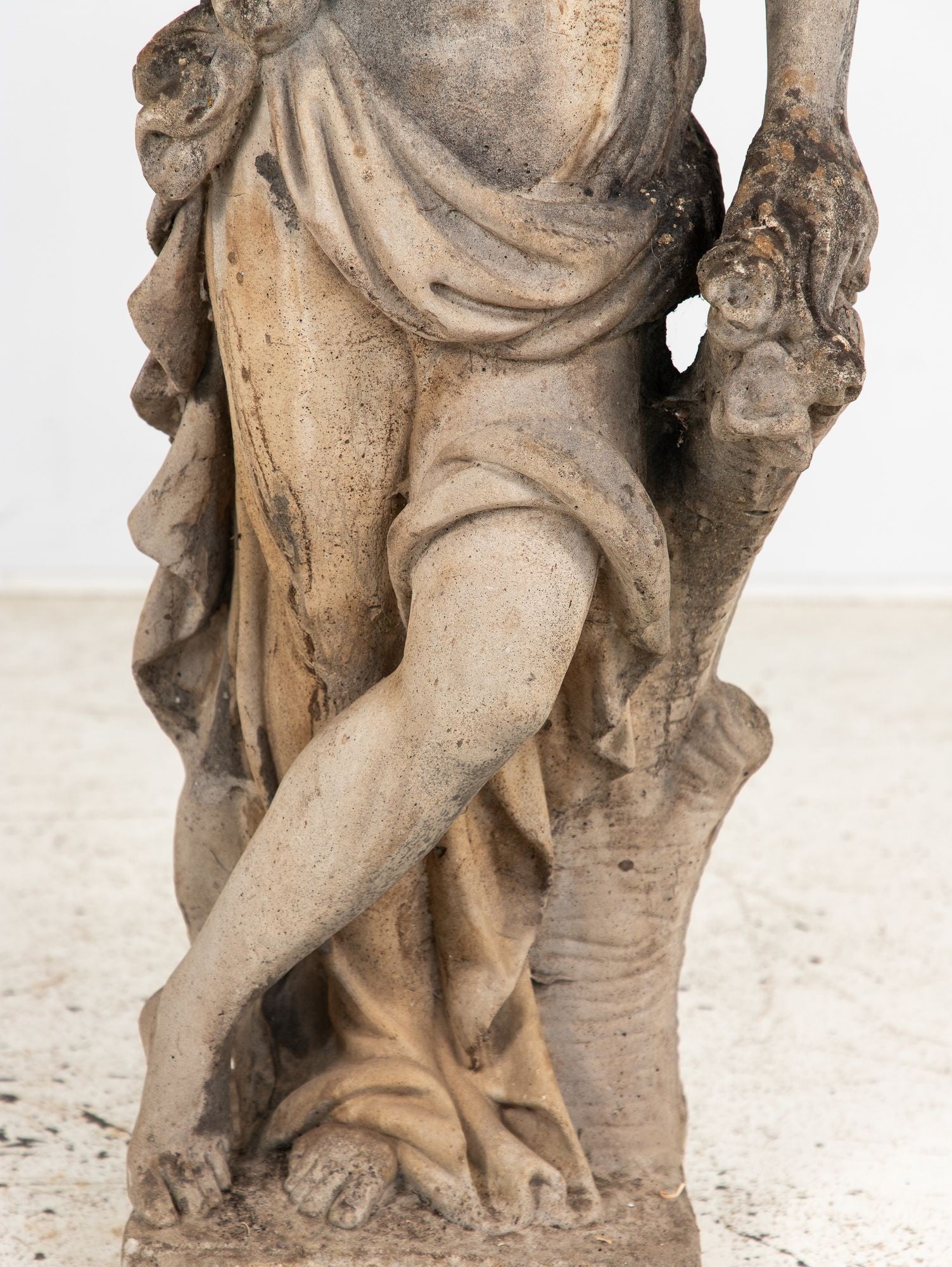 Large Winter Goddess of the Four Seasons Garden Figure, Italy, Late 20th C.