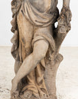 Large Winter Goddess of the Four Seasons Garden Figure, Italy, Late 20th C.