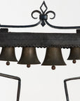 Wrought Iron Latten Bell Stand, Three Tier, English Late 19th C.