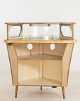 1960s Cocktail Bar in the Shape of a Boat Bow, England 1960s
