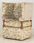 Upholstered Knowle Style Armchair, England Early 20th C.